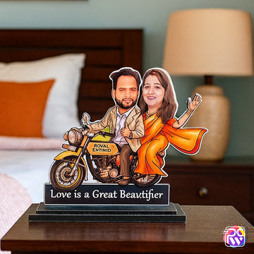 Customized Couple Bike Ride Tabletop