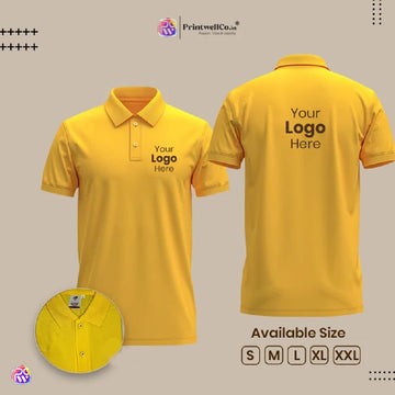 Personalized Yellow T-Shirt – Available in Multiple Sizes