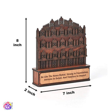 Hawa Mahal Wooden Showpiece | Jaipur-Inspired Home Décor