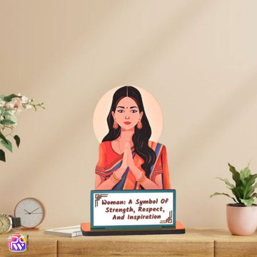Wooden Traditional Women Memento