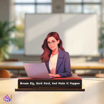 Wooden Women’s Day Award | International Women's Day Memento