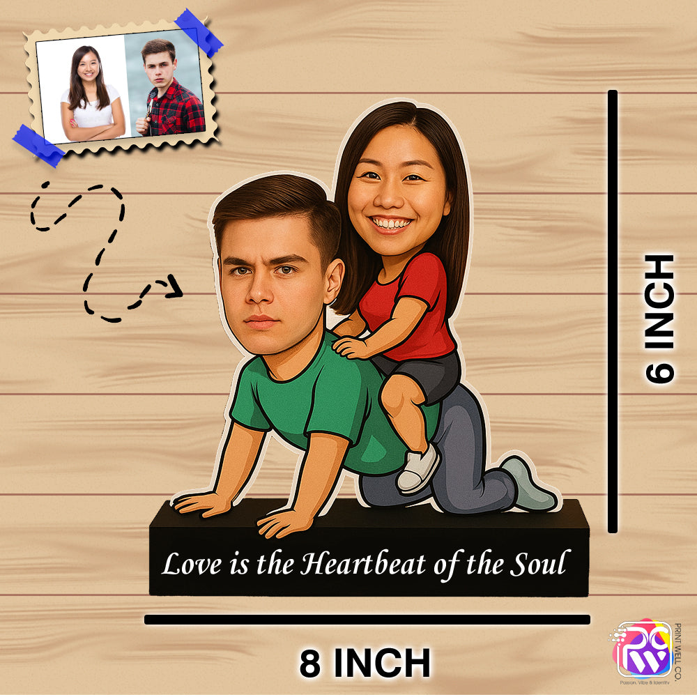 Customized Tabletop – Love is the Heartbeat of the Soul