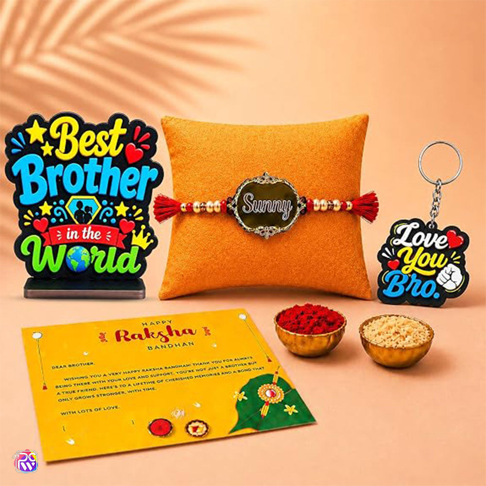 Best Brother Rakhi with Keychain for Brother