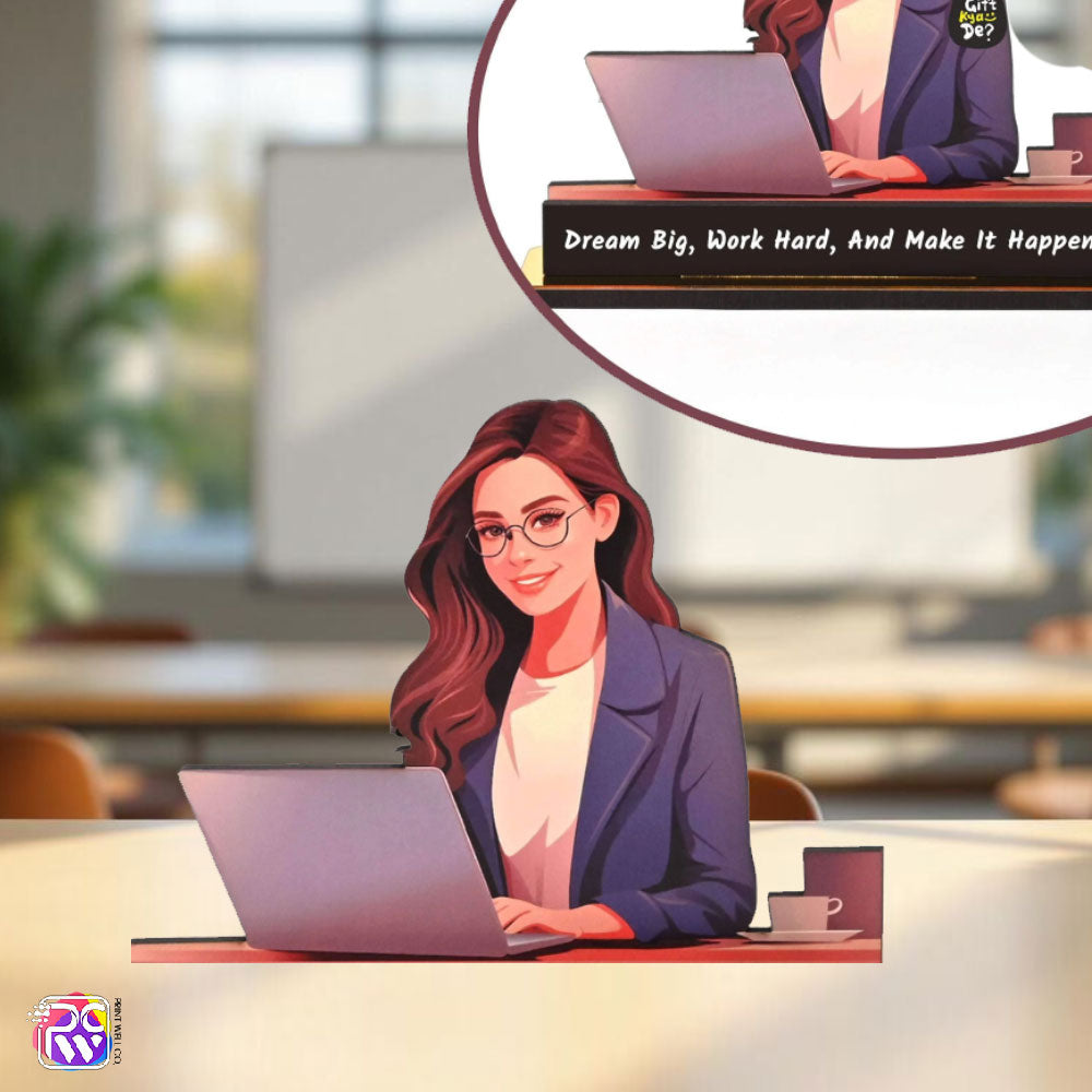 Wooden Women’s Day Award | International Women's Day Memento