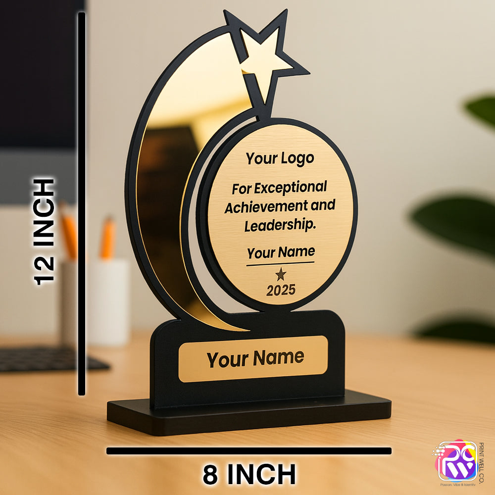 Personalized Premium Acrylic Achievement Award Trophy