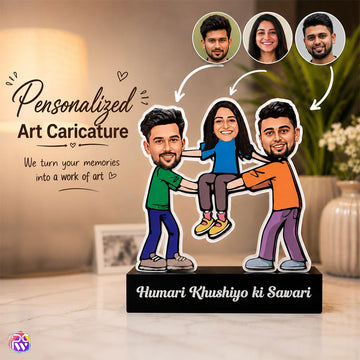Personalized Special Bond Caricature Standee with Name