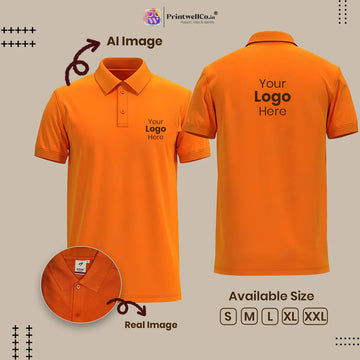 Personalized Orange T-Shirt – Custom Logo